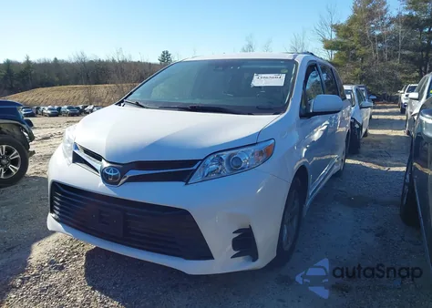 2019 Toyota Sienna Le 8 Passenger from USA, damaged, VIN 5TDKZ3DC1KS966166